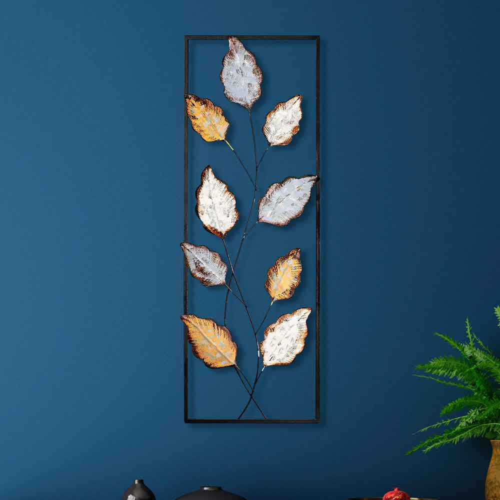 Parklane Metal Argentis Leaf Wall Art in Copper and Gold