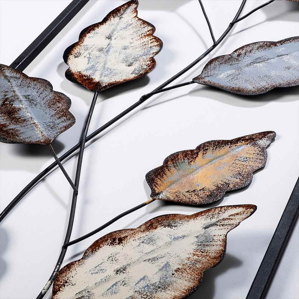 Parklane Metal Argentis Leaf Wall Art in Copper and Gold