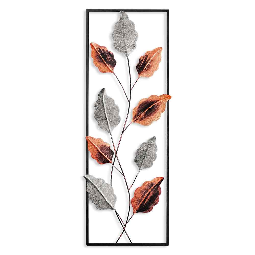 Parklane Metal Argentis Leaf Wall Art in Copper and Silver