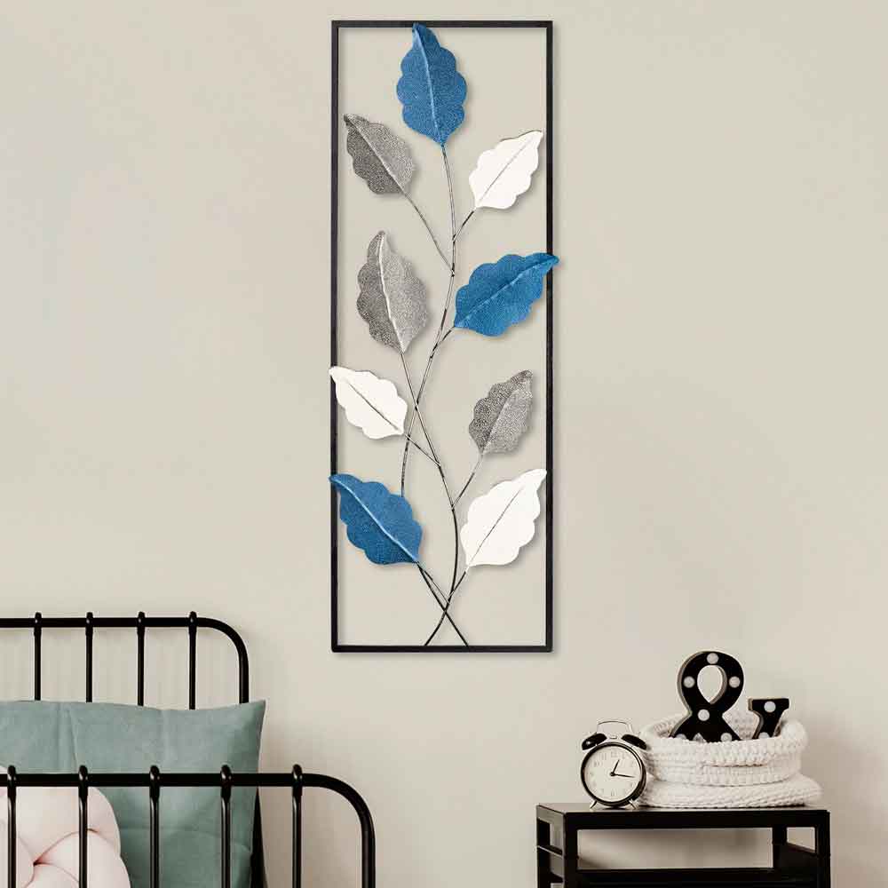 Parklane Metal Argentis Leaf Wall Art in Multicolour