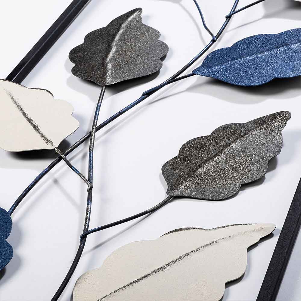 Parklane Metal Argentis Leaf Wall Art in Multicolour