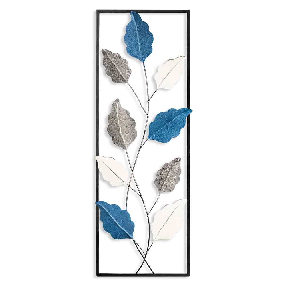 Parklane Metal Argentis Leaf Wall Art in Multicolour