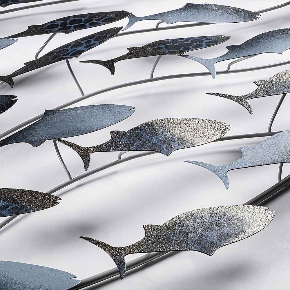Parklane Metal Aurelian Aquatic Wall Art in Black and White