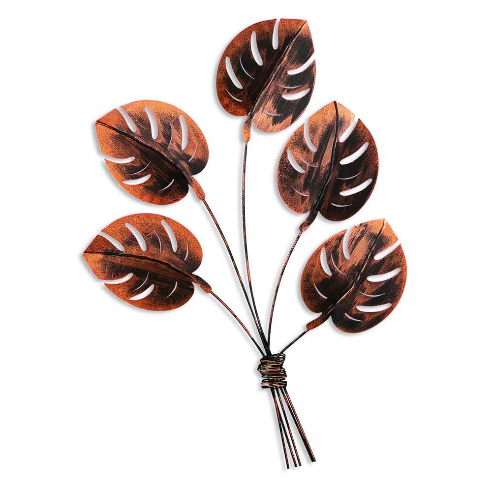 Parklane Metal Palms Bouquet Wall Art in Copper