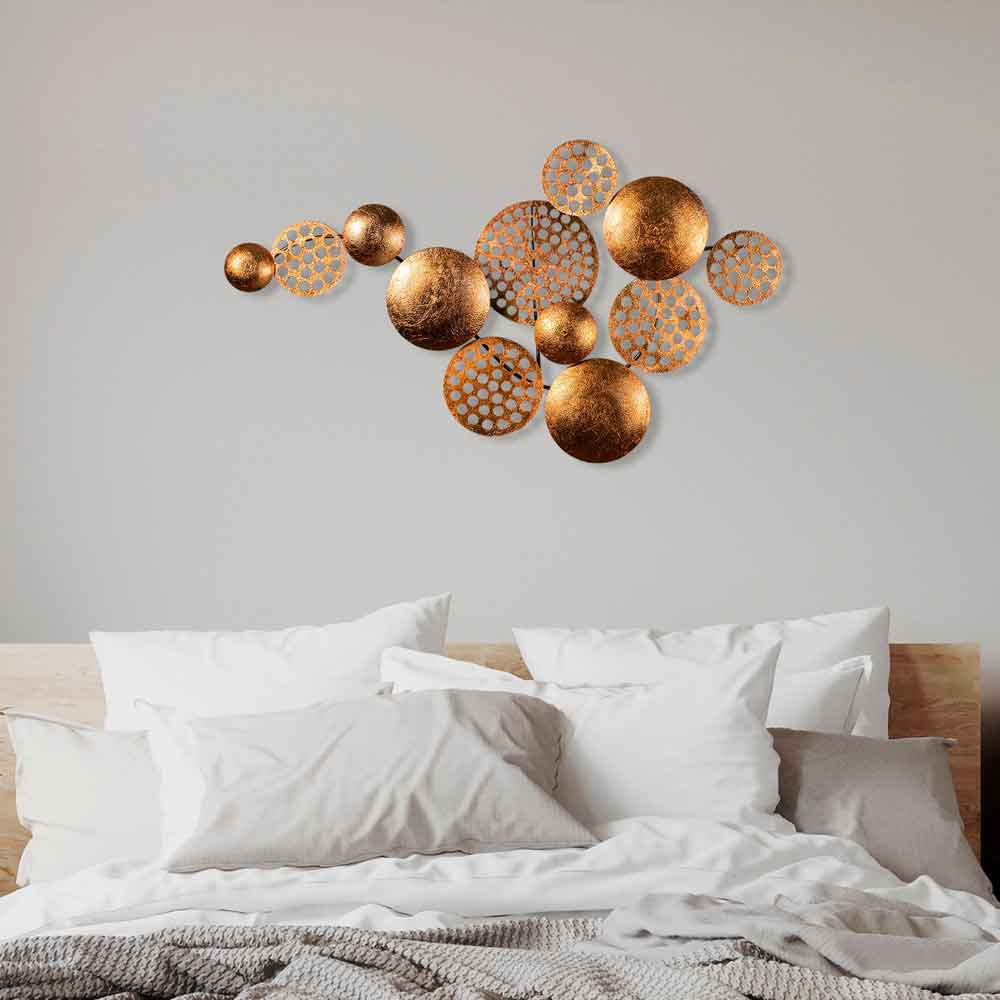 Parklane Metal Solaris Orbital Wall Art in Copper