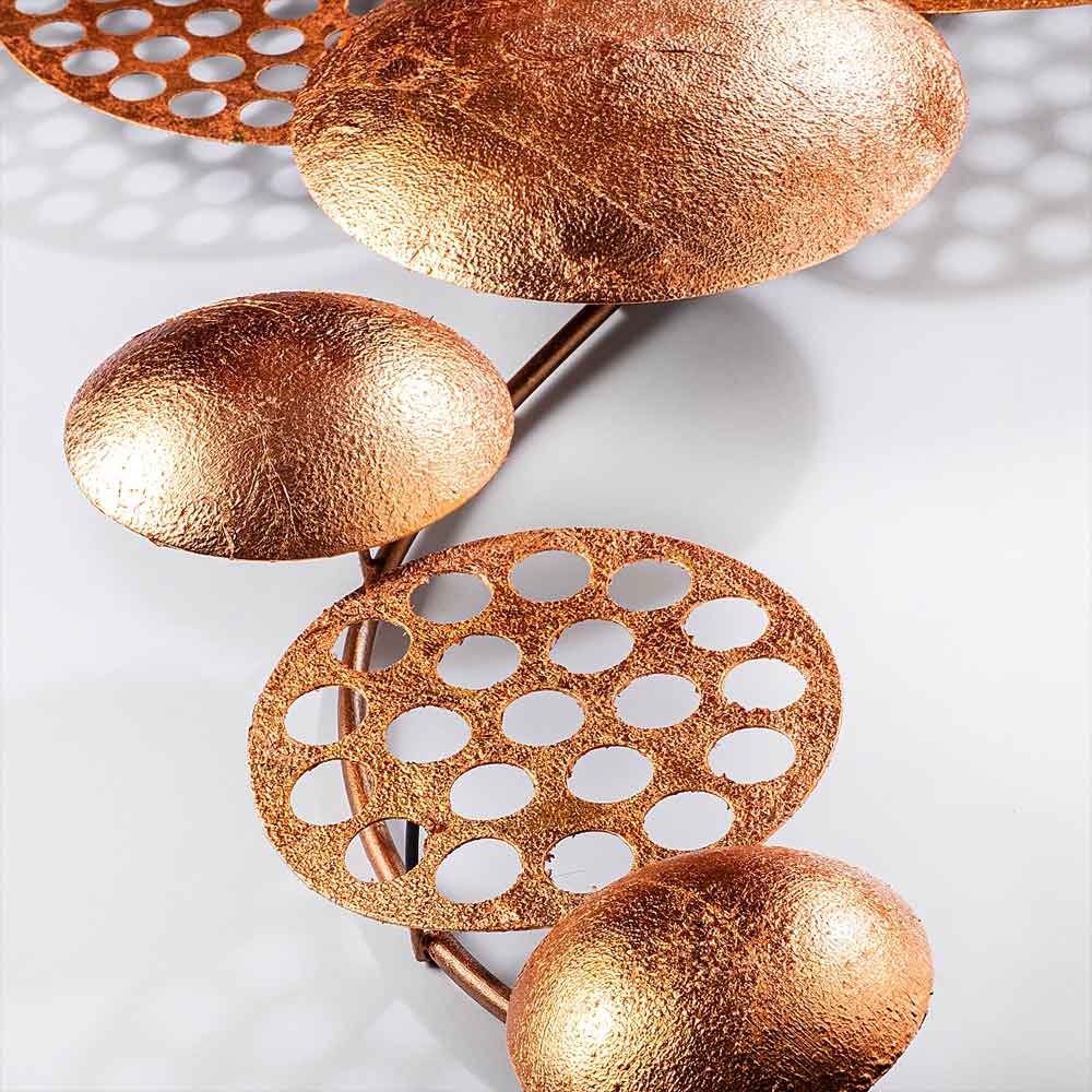 Parklane Metal Solaris Orbital Wall Art in Copper