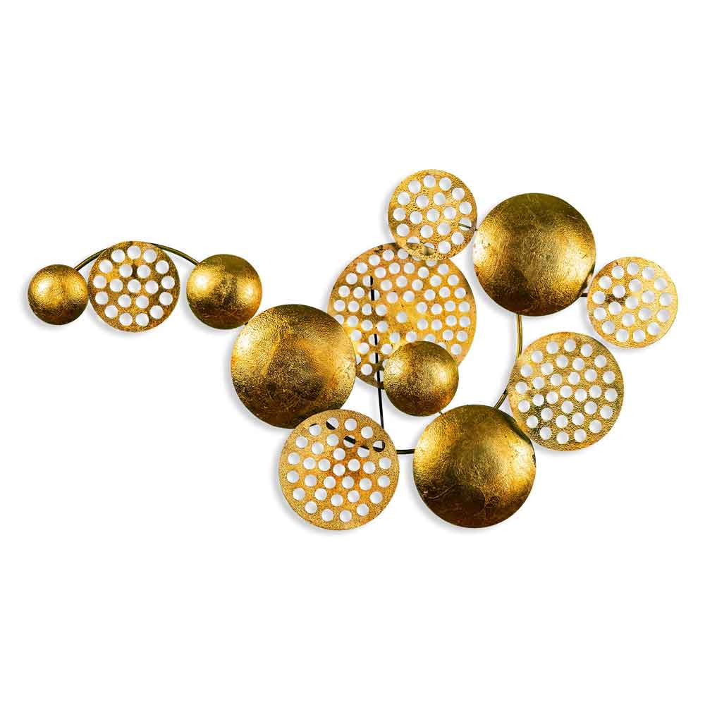 Parklane Metal Solaris Orbital Wall Art in Gold