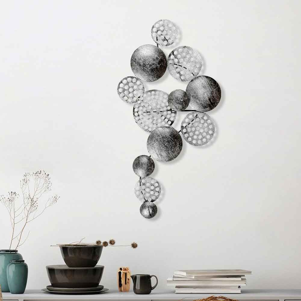 Parklane Metal Solaris Orbital Wall Art in Silver