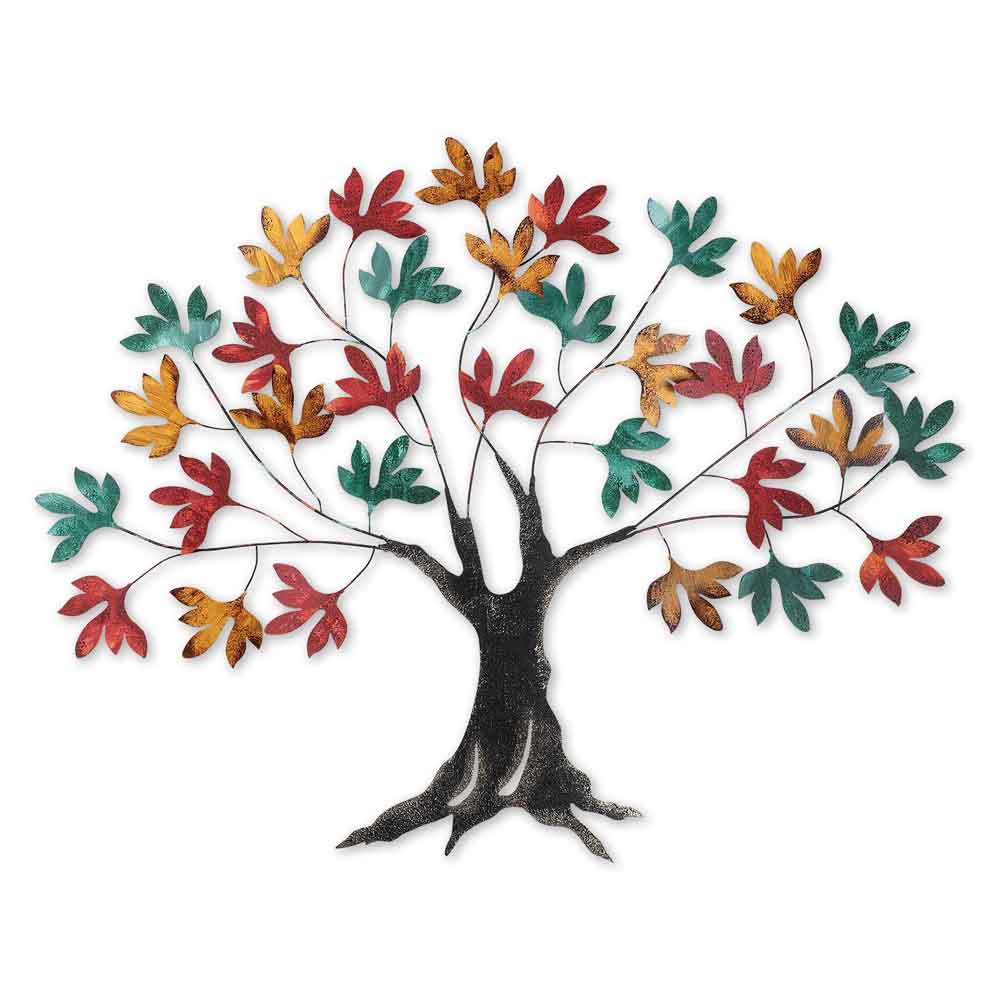 Parklane Metal Spectrum Tree Wall Art in Multicolour