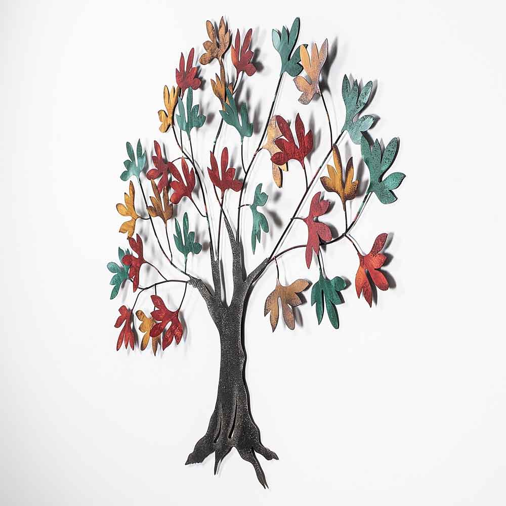 Parklane Metal Spectrum Tree Wall Art in Multicolour