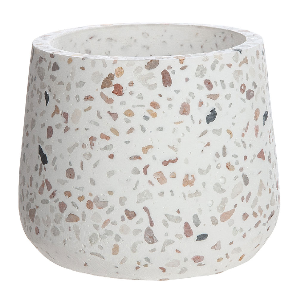 Parklane Terrace Round Stormlight Vase in White