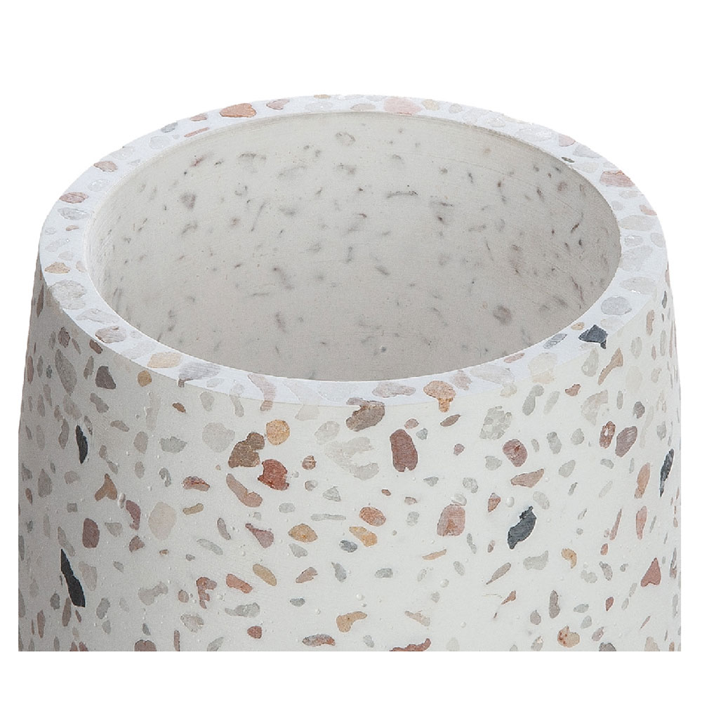 Parklane Terrace Round Stormlight Vase in White