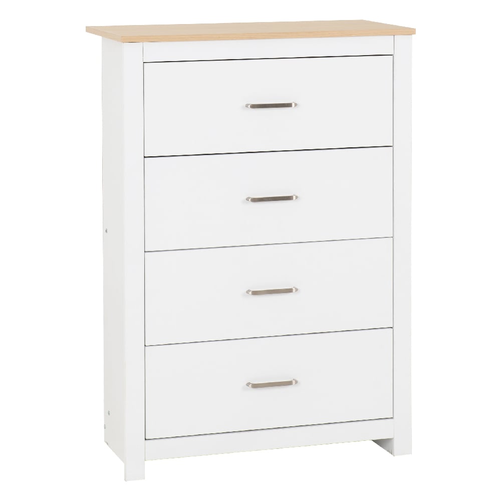 Parnu Wooden Bedroom Furniture Set With 2 Doors In White And Oak