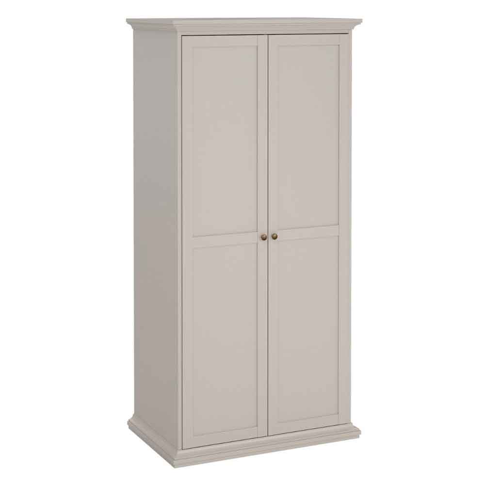 Paroya Wooden Wardrobe with 2 Doors in Cashmere