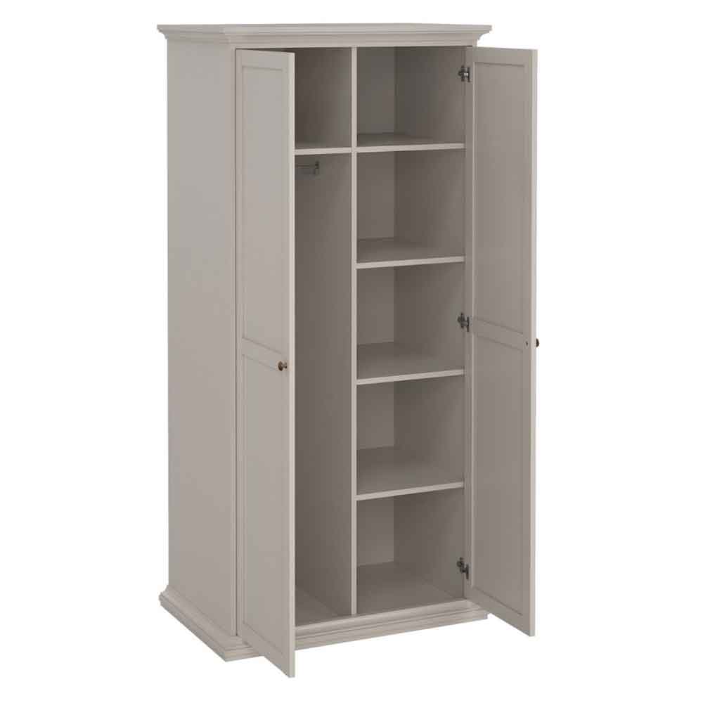 Paroya Wooden Wardrobe with 2 Doors in Cashmere