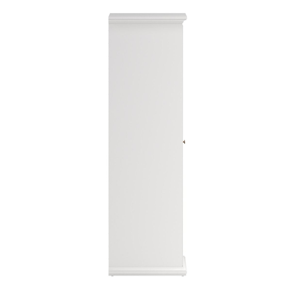 Paroya Wooden Wardrobe With 2 Doors In White