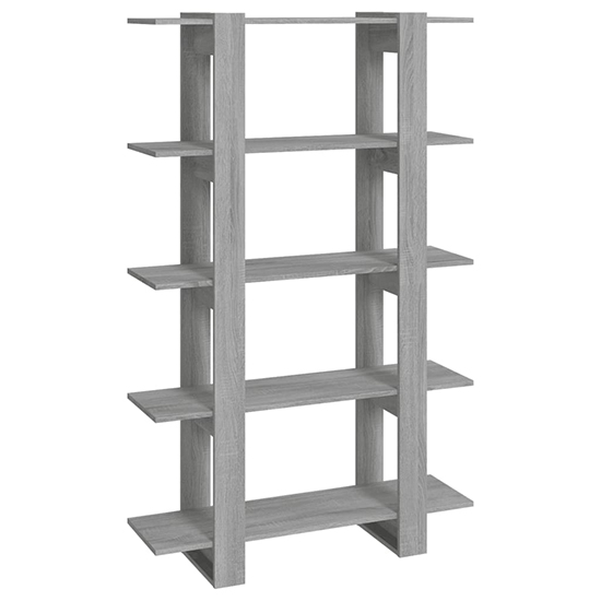 Parry Wooden Bookcase And Room Divider In Grey Sonoma Oak_3