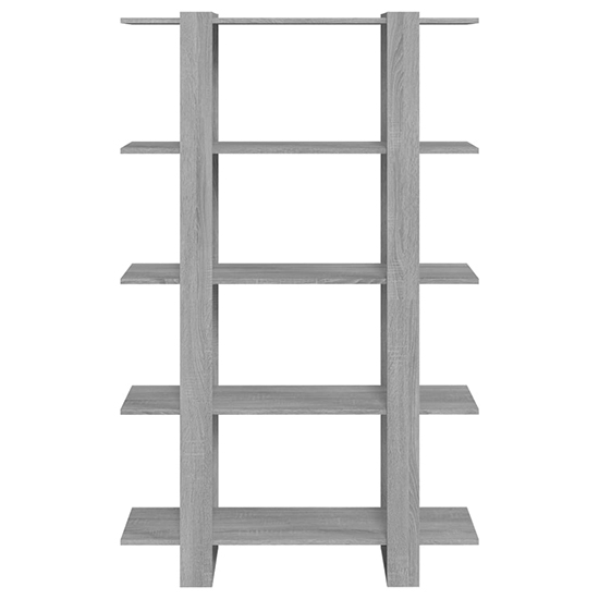 Parry Wooden Bookcase And Room Divider In Grey Sonoma Oak_4