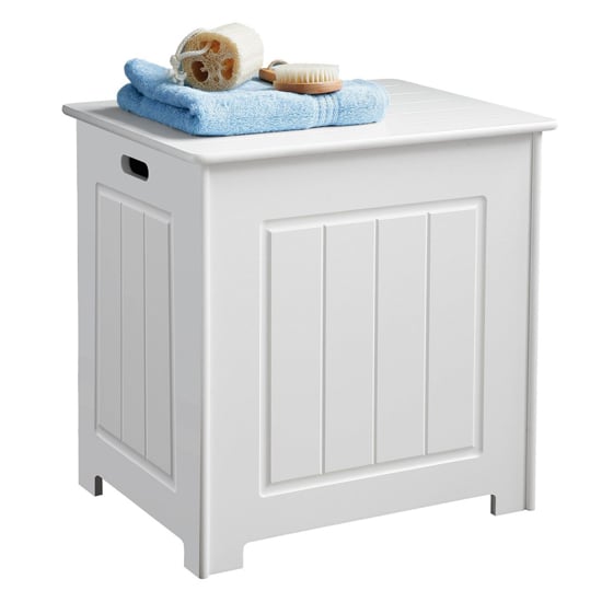 Read more about Partland wooden bathroom storage cabinet in white