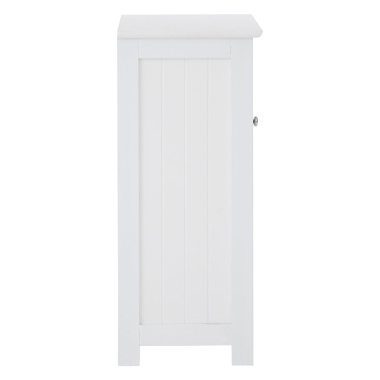 Partland Wooden Floor Standing Bathroom Cabinet In White_3