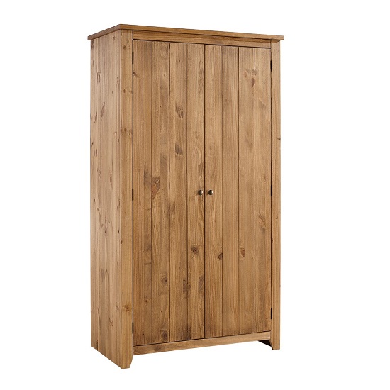 Read more about Pascal 2 door wardrobe in pine finish