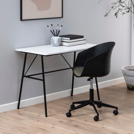 Read more about Patchogue wooden laptop desk in matt white