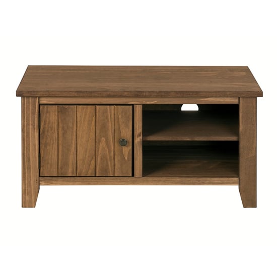 Product photograph of Pascal Wooden Tv Unit In Pine With 1 Door And Shelve from Furniture in Fashion