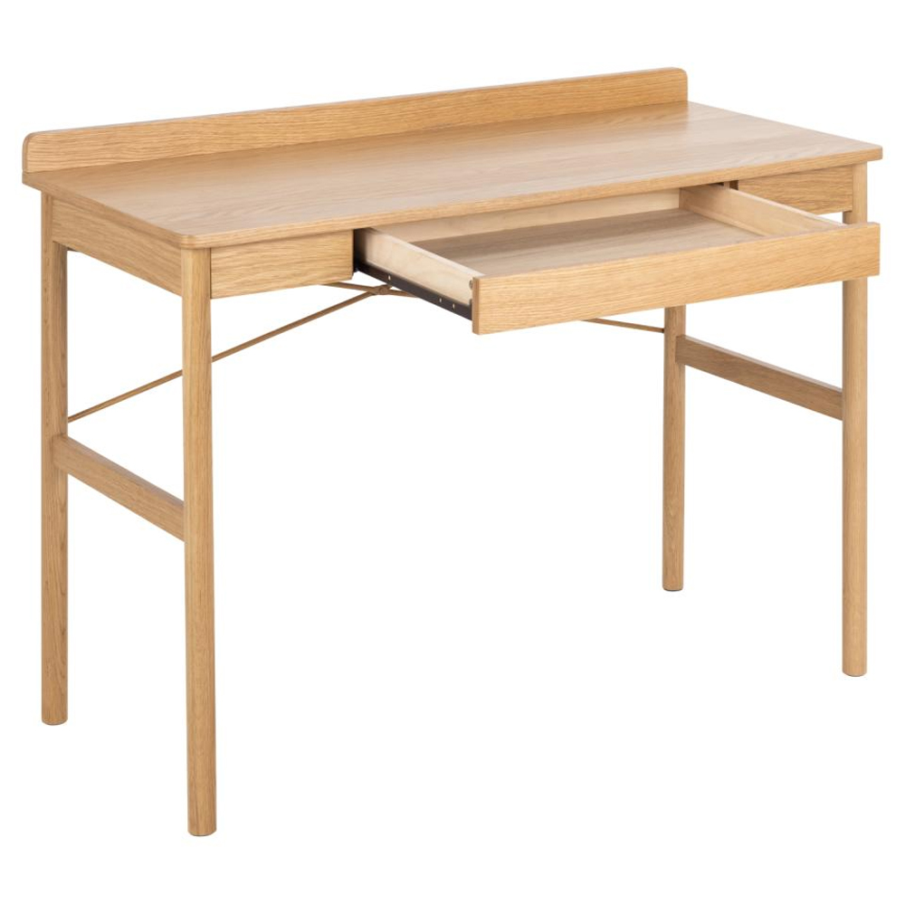 Pasco Wooden Laptop Desk With 1 Drawer In Oak