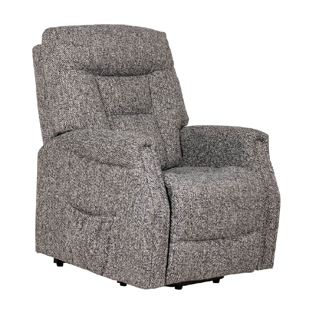 Read more about Passaic fabric electric recliner chair in dark grey