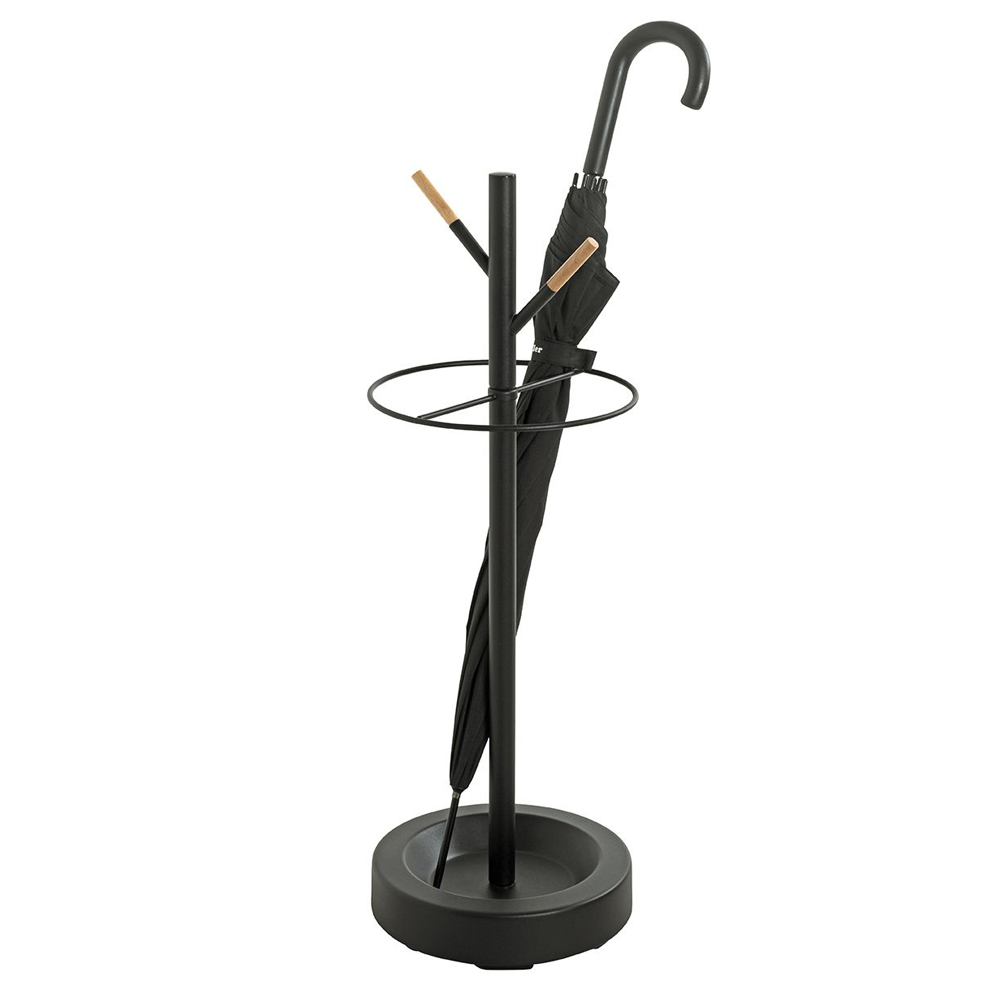Patchogue Metal Umbrella Stand In Black