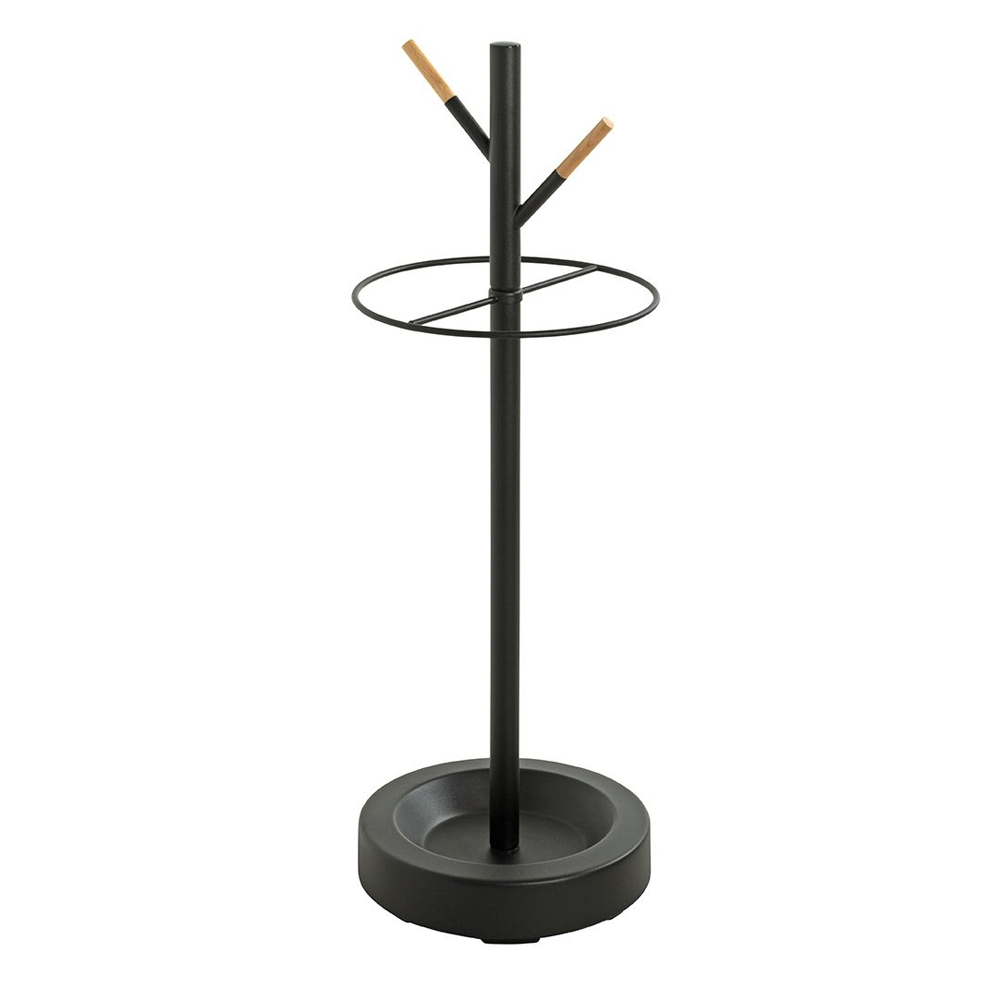 Patchogue Metal Umbrella Stand In Black
