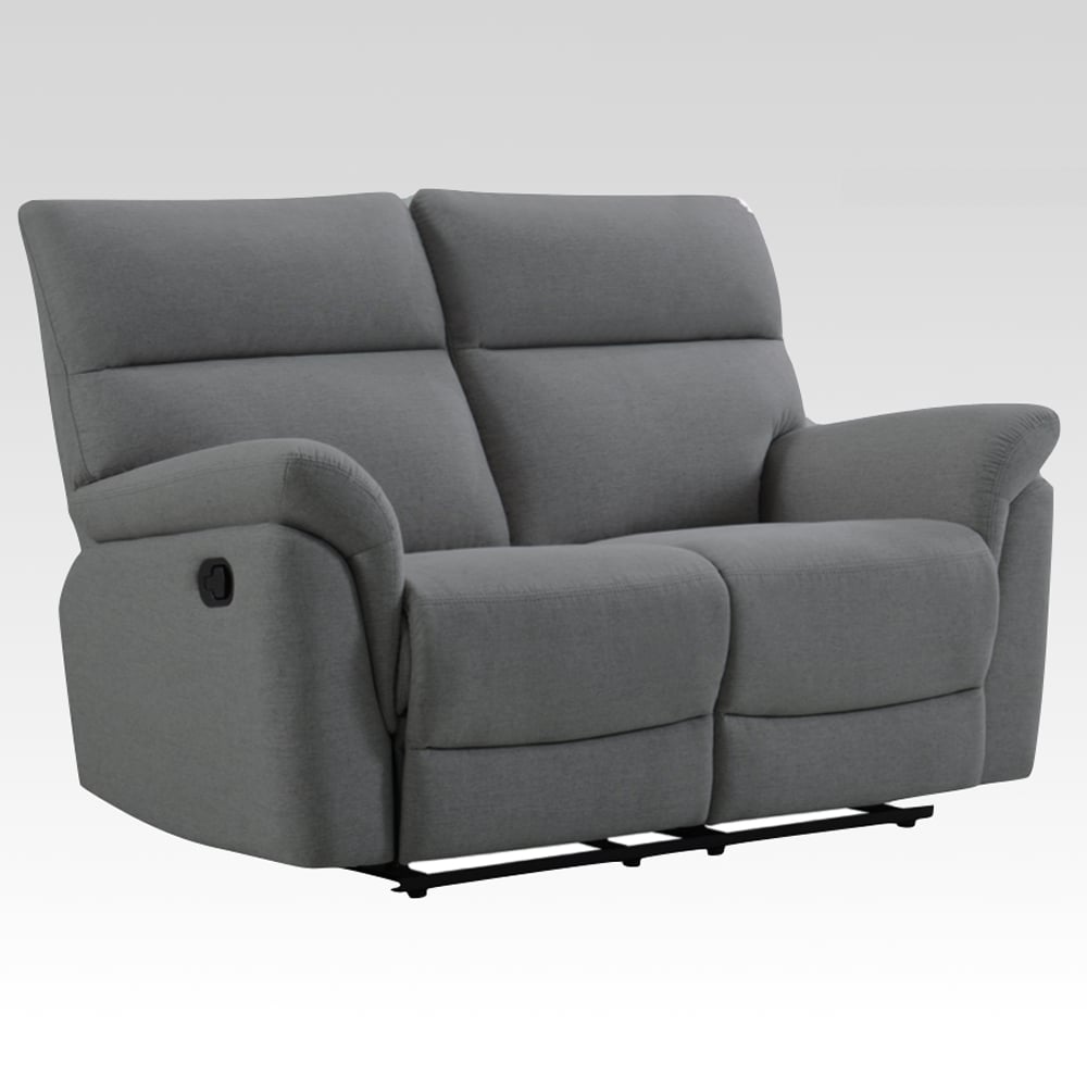 Payson Fabric Recliner 2 Seater Sofa In Anthracite