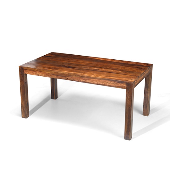 Product photograph of Payton 160cm Dining Table Rectangular In Sheesham Hardwood from Furniture in Fashion