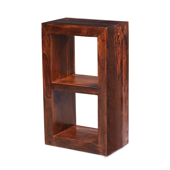 Photo of Payton wooden display stand in sheesham hardwood