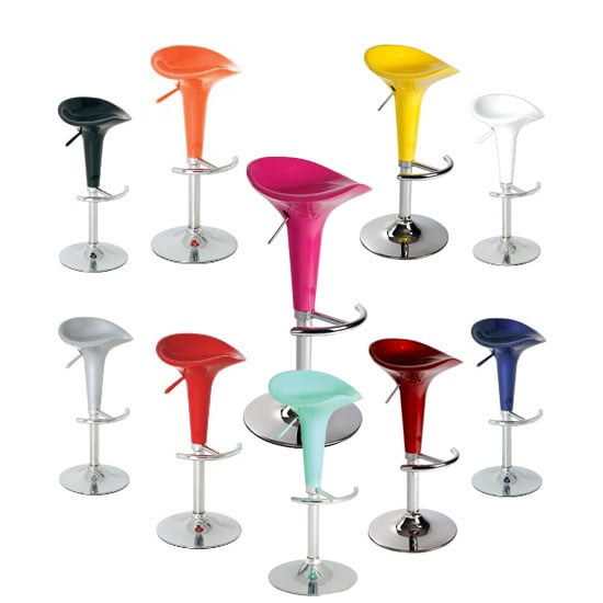 pazifik bar stool pink blue yellow - Events Furniture For Hire, A Smart Move For Distant Shows