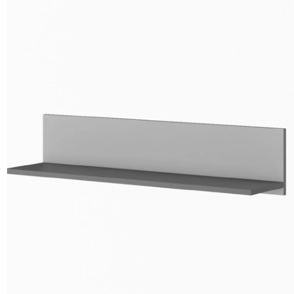 Read more about Pearl wooden wall shelf in matt grey