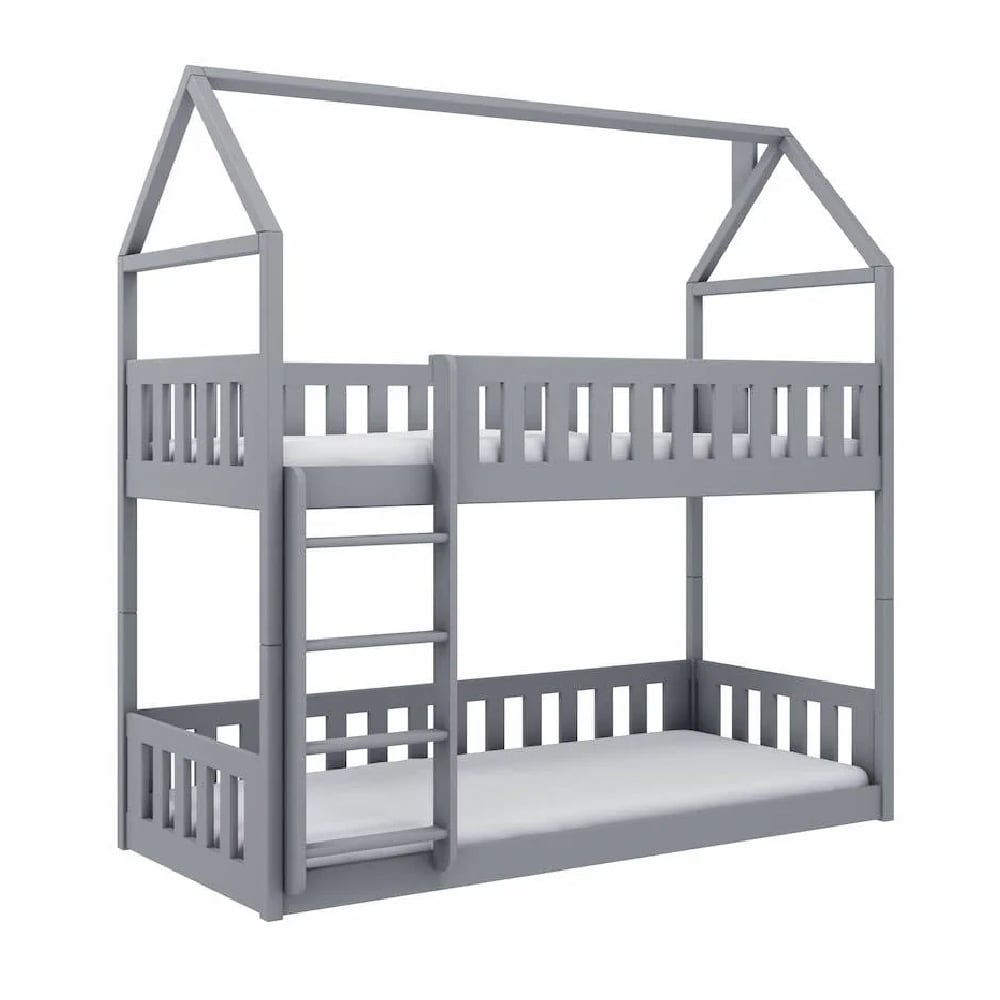 Read more about Pecos wooden bunk bed without mattress in grey