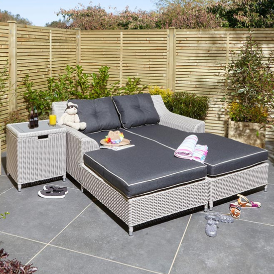Peebles Twin Sun Loungers In Putty Grey_2