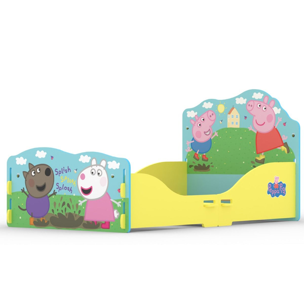 Peekskill Wooden Toddler Bed In Multicolour