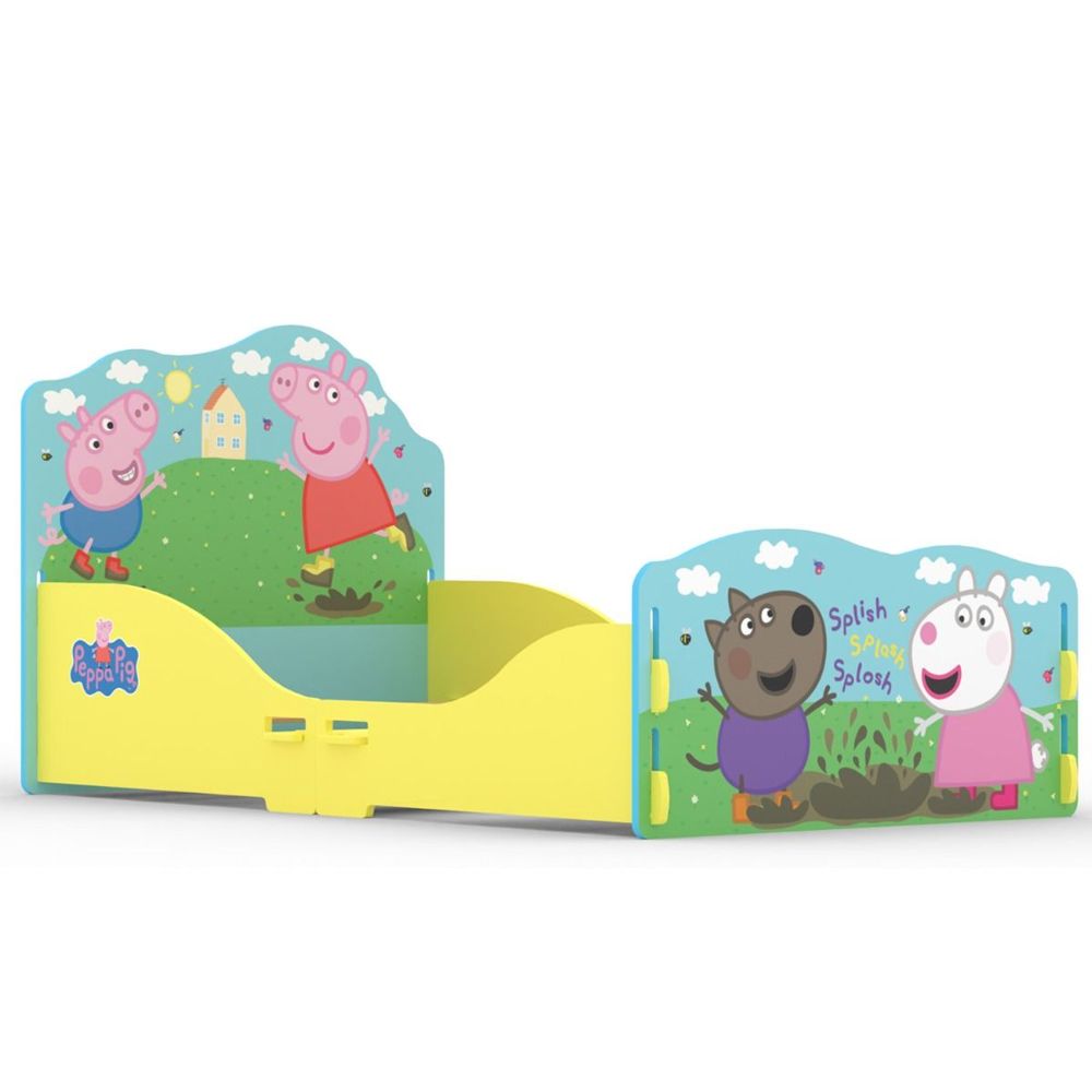 Peekskill Wooden Toddler Bed In Multicolour
