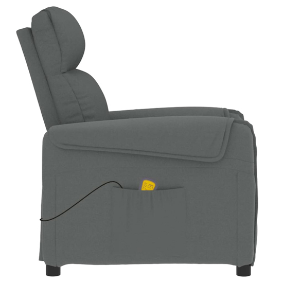 Pekin Fabric Massage Recliner Chair In Dark Grey_4