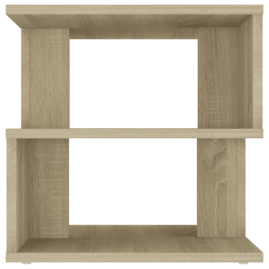 Pelumi Square Wooden Side Table In Sonoma Oak_4