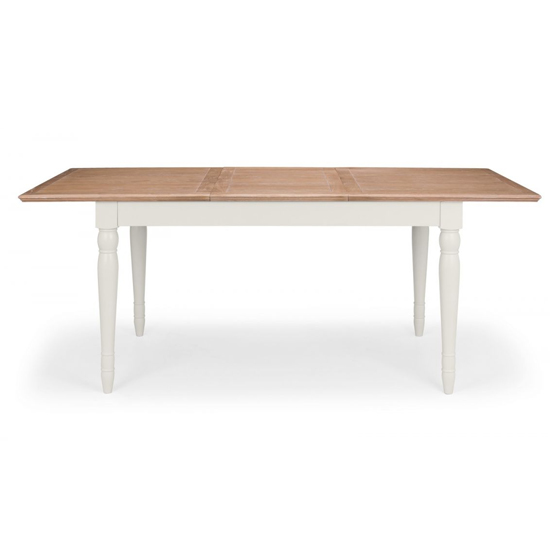 Pacari Extending Wooden Dining Table In Limed Oak And Grey_3