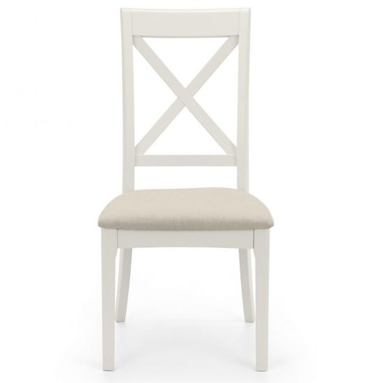 Pacari Grey Wooden Dining Chairs In Pair