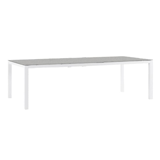 Pengta Outdoor 300cm Ceramic Top Dining Table In Stone