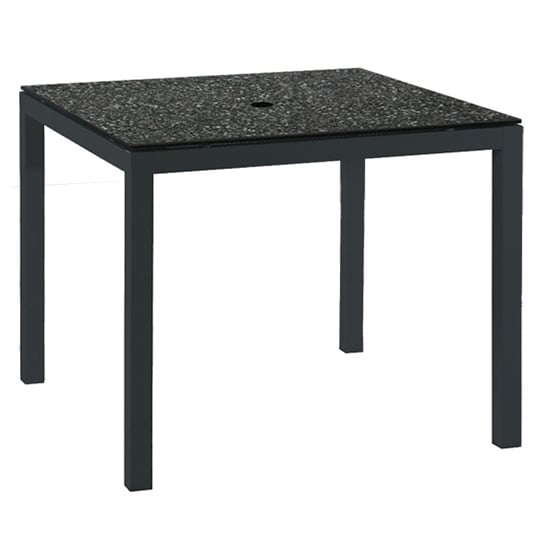 Pengta Outdoor 90cm Ceramic Dining Table In Slate and Charcoal_1