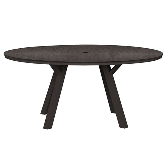 Product photograph of Pengta Outdoor Round 180cm Ceramic Top Dining Table In Slate from Furniture in Fashion