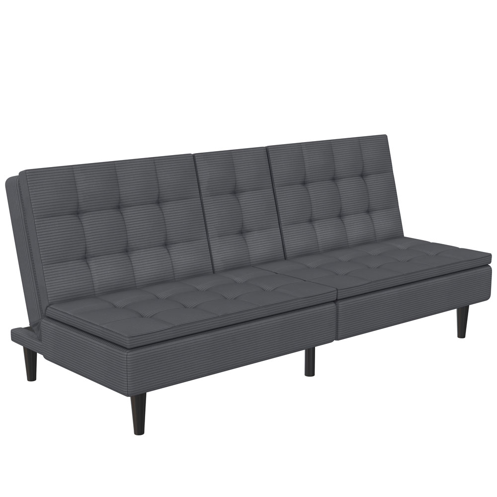 Penrose Fabric Sofa Bed in Anthracite