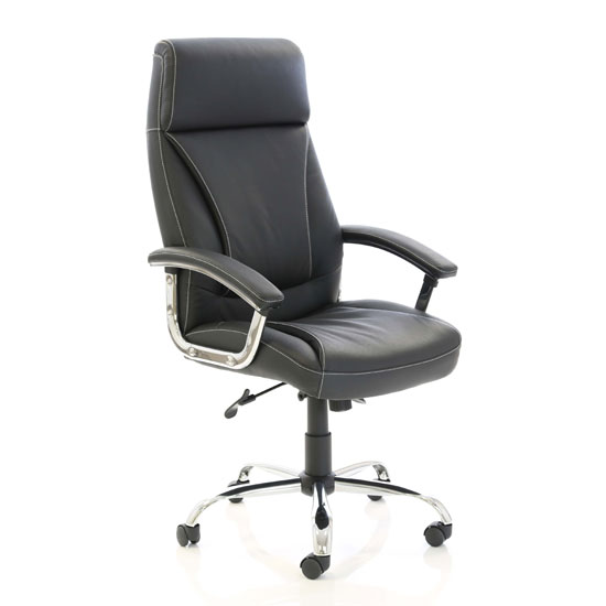 Photo of Penza leather executive office chair in black