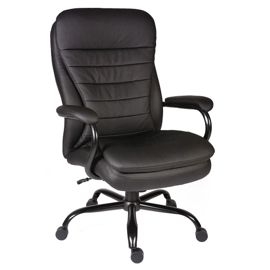 Read more about Godley leather home and office chair in black